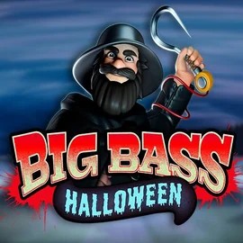 Big Bass Halloween logo by Pragmatic Play at 1xbet CasinoBig Bass Halloween