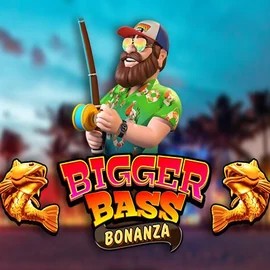 Bigger Bass Bonanza online game logo by Pragmatic Play on 1xbet-casino.beinsportplay.tv