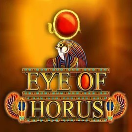 Eye of Horus slot logo by RTG (Reel Time Gaming) at 1xbet Casino