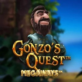 Logo of Gonzo's Quest Megaways from Red Tiger Gaming at 1xbet Casino