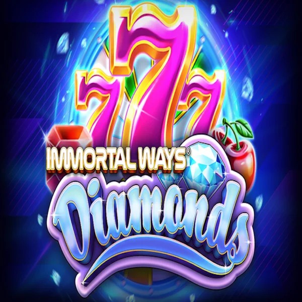 Immortal Ways Diamonds slot logo by RubyPlay at 1xbet Casino