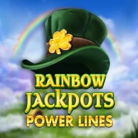 Official Jackpots logo: Rainbow Jackpots Power Lines by Red Tiger Gaming at 1xbet Casino